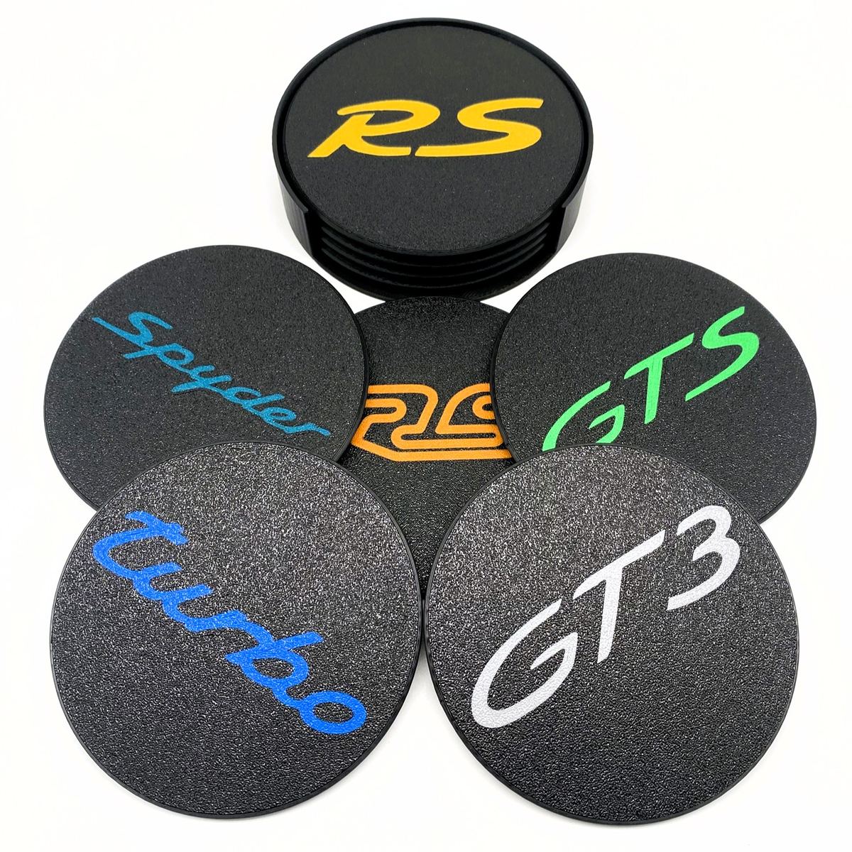 Motorsport Coasters Table coasters, printed to order